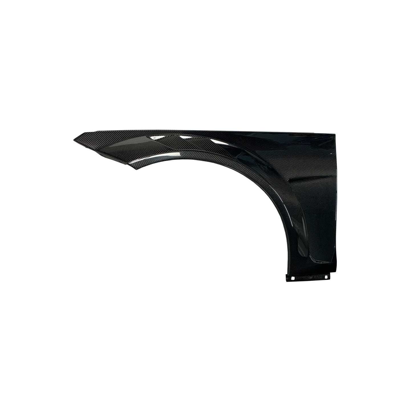 For Mercedes Benz C Class W204 4 Door 08-14 ADL Vented Dry Carbon Front Fender - Kazento Carbon Parts