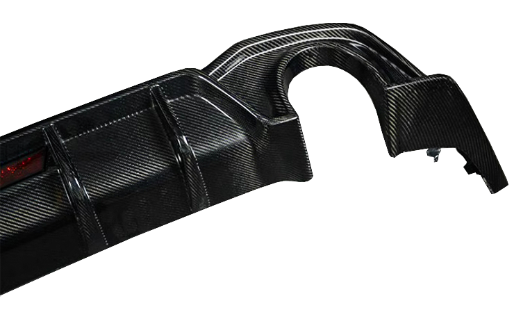 VW GOLF 8 R GTI REAR VALANCE Rear Diffuse with Light 2020+