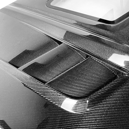 Infiniti G25/G35/G37/Q40 Coupe Clear Glass Front Vented Hood Bonnet 2008-2013