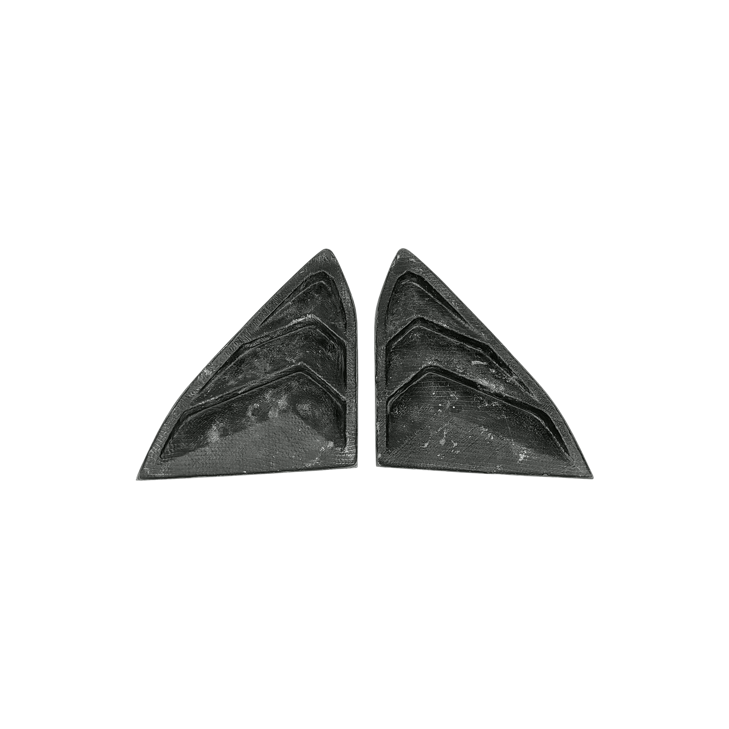 Chevrolet Corvette C8 2 Door 2020-24 Carbon Fiber Window Louvers