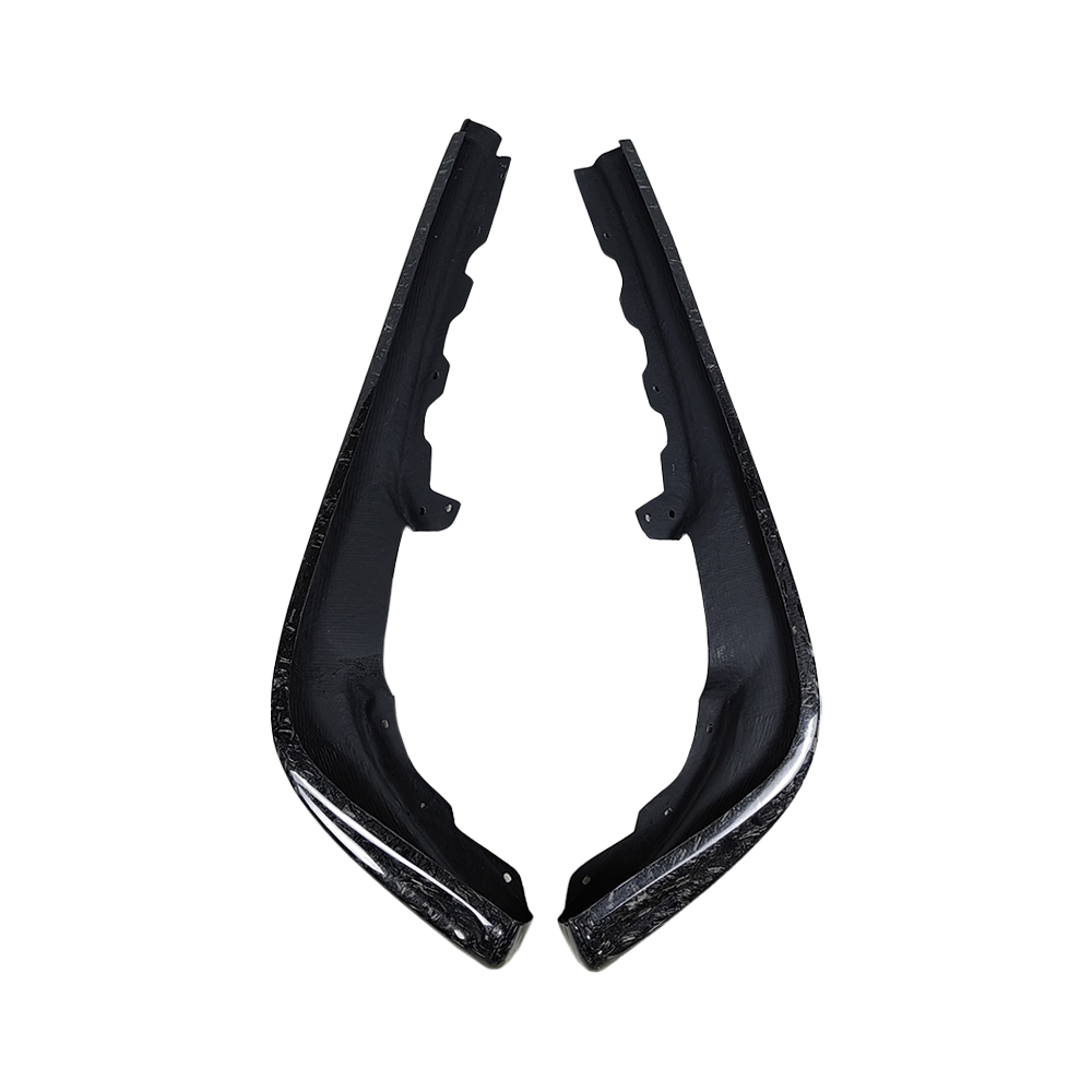 For Mazda RX7 FD3S 93-96 OE Style Forged Carbon Fiber Front Lip Splitter (2pcs) - Kazento Carbon Parts