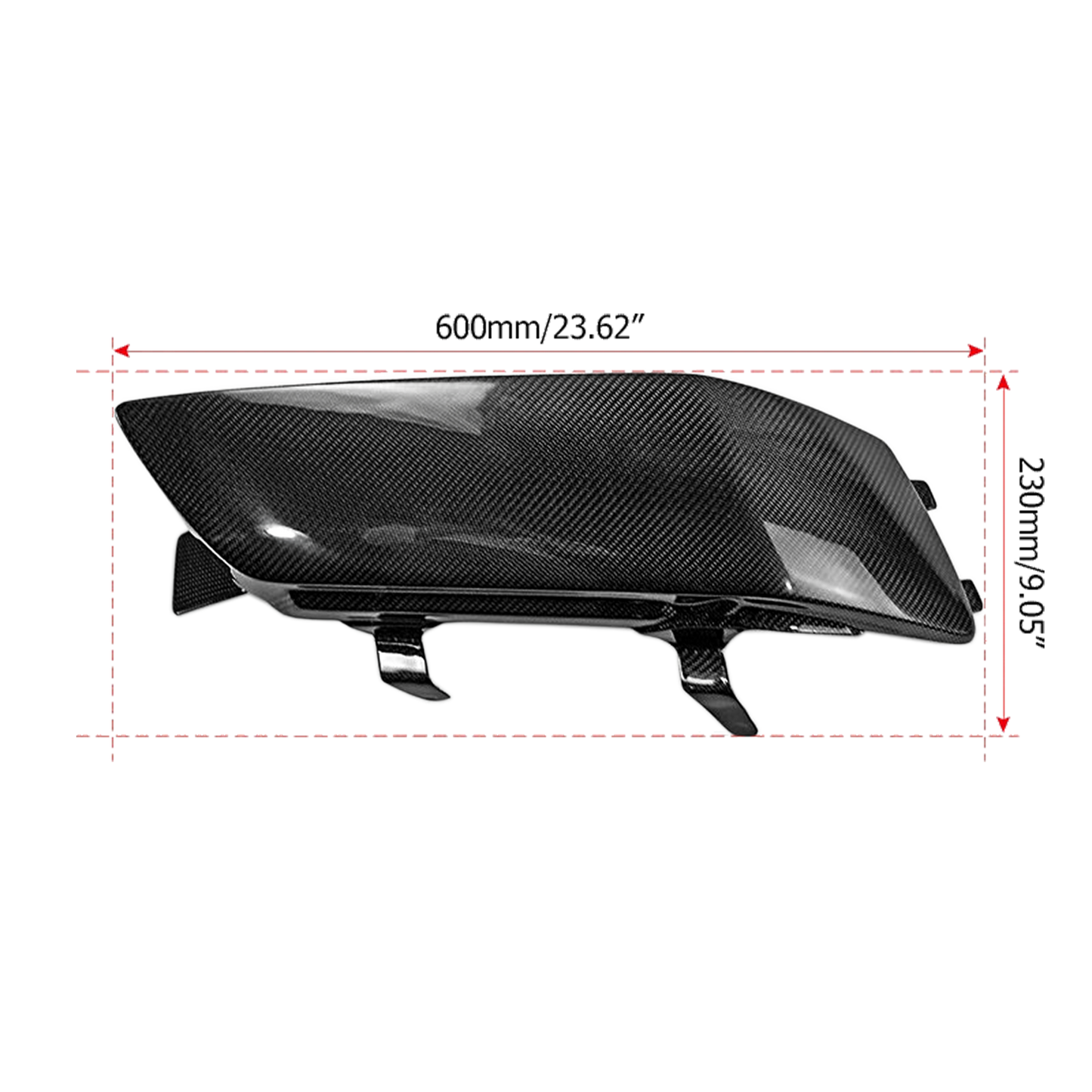 Kazento For Evolution Evo 7 8 9 For Mitsubishi Headlight Block Out Lhd Passenger Side Carbon Fiber Front Head Light Lamp Cover - Kazento Carbon Parts