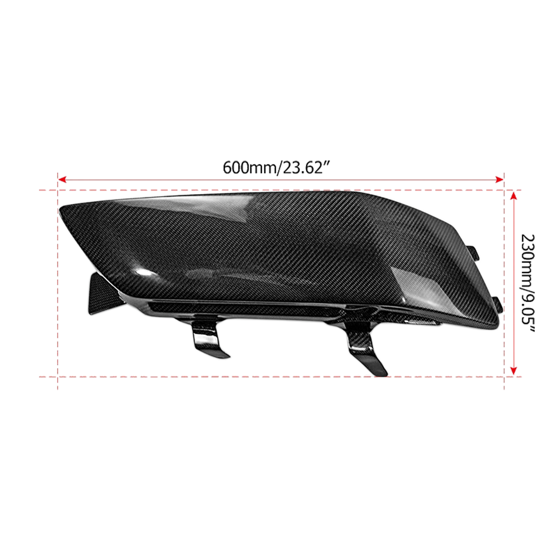 Kazento For Evolution Evo 7 8 9 For Mitsubishi Headlight Block Out Lhd Passenger Side Carbon Fiber Front Head Light Lamp Cover - Kazento Carbon Parts
