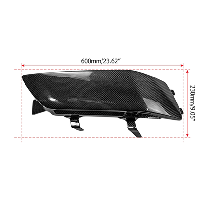 Kazento For Evolution Evo 7 8 9 For Mitsubishi Headlight Block Out Lhd Passenger Side Carbon Fiber Front Head Light Lamp Cover - Kazento Carbon Parts