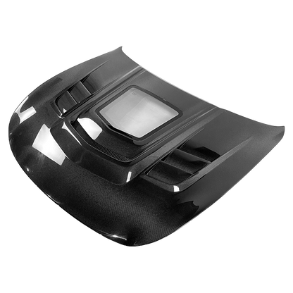 Infiniti G25/G35/G37/Q40 Coupe Clear Glass Front Vented Hood Bonnet 2008-2013