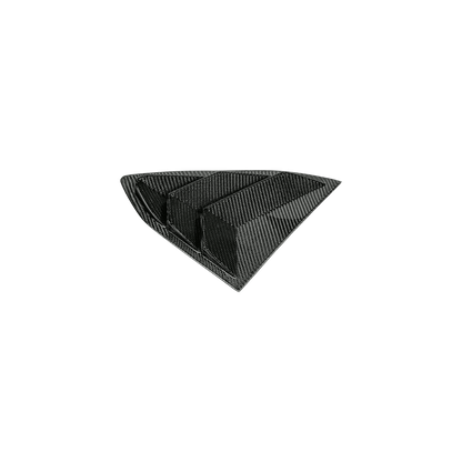 Chevrolet Corvette C8 2 Door 2020-24 Carbon Fiber Window Louvers