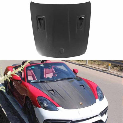 Porsche 718 Boxster Cayman GT2 RS Style Vented Hood Bonnet 2017-2024