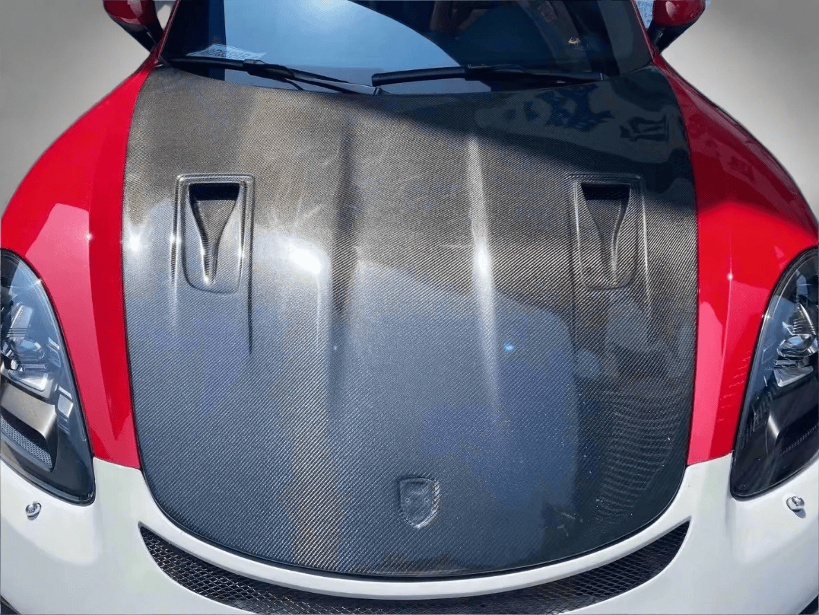 Porsche 718 Boxster Cayman GT2 RS Style Vented Hood Bonnet 2017-2024