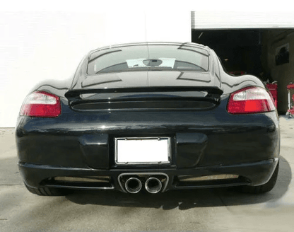 Porsche Boxster 987 Techart Style Carbon Fiber Rear Spoiler Trunk Wing Kazento Carbon Parts 车身侧板 Carbon Fiber 987-RS-GT-CF