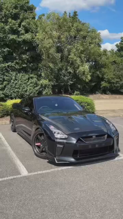 Nissan GTR R35 CBA DBA EBA TS Style Vented Hood Bonnet 2008-2022