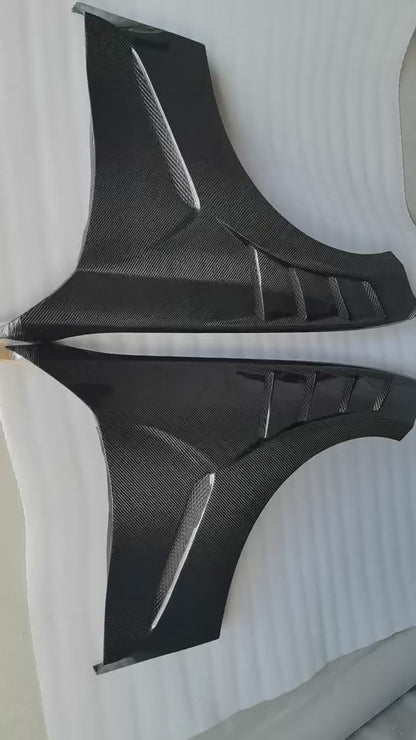 For BMW 3 Series G20 AE Style Front Vented Fender Pair 2019-2023