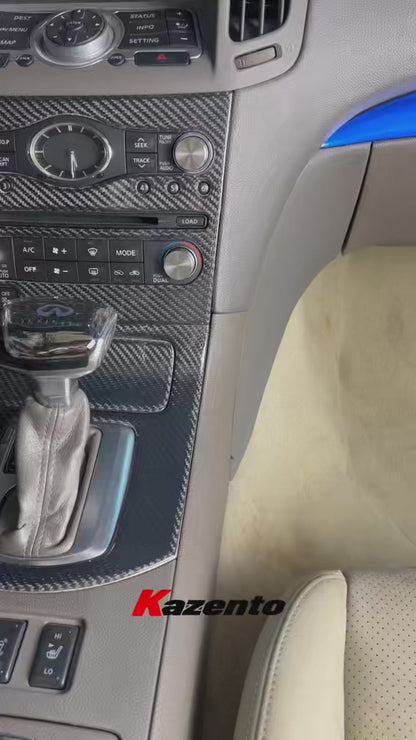 Infiniti G37 G25 G35 Q60 Interior Radio Console Cover Trim 2008-2013