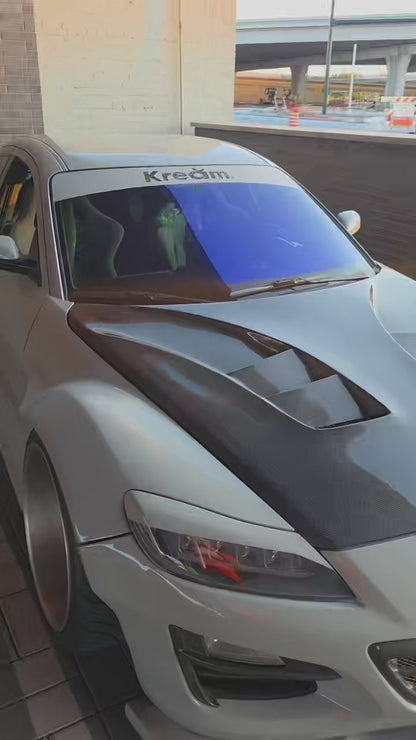 Mazda RX8 SE3P RE Style Vented Hood Bonnet 2004-2011