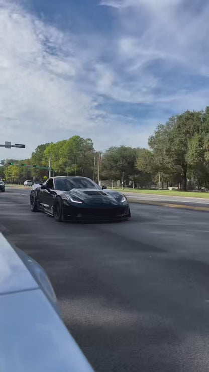 Chevrolet Corvette C7 ZR1 Style Front Vented Bonnets Hood 2014-2019