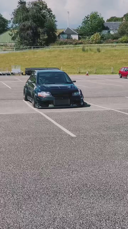 Mitsubishi Evolution EVO 7 8 9 VTX Style Vented Hood Bonnet 2001-2007