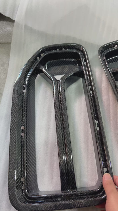 For BMW M2 G87 CS Style Front Bumper Center Grille Replace 2023-2024