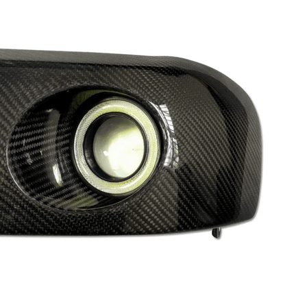 R34 GTR GTT Dry Carbon LHS HEADLAMP AIR INTAKE W. LAMP 1998-2002