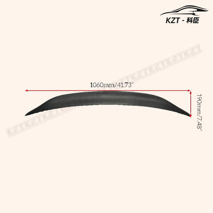 Rear Boot Trunk Spoiler For Mazda MX5 NC NCEC Roster Miata EPA Type 3 Spoiler (PRHT Hard Top Only) Fiber Glass Universal Wing For Car Vehicle Black Body Parts Kits