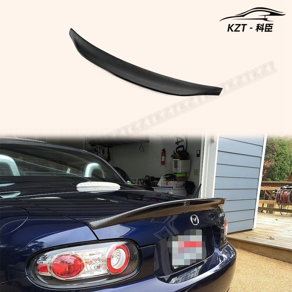Rear Boot Trunk Spoiler For Mazda MX5 NC NCEC Roster Miata EPA Type 3 Spoiler (PRHT Hard Top Only) Fiber Glass Universal Wing For Car Vehicle Black Body Parts Kits