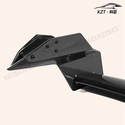 Rear Spoiler For Honda 17 onwards Civic Type R FK8 Type M Style Wing Carbon Fiber Car Body Kit Kazento Carbon Parts 车身侧板 FK8-RS-M&-CF