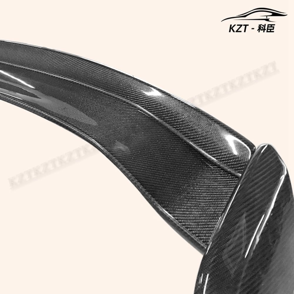 Rear Spoiler For Honda 17 onwards Civic Type R FK8 VVT Style Wing add on gurney flap Carbon Fiber Tail Fin Car Body Kit Kazento Carbon Parts 车身侧板 FK8-RS-ADD-VVT-CF