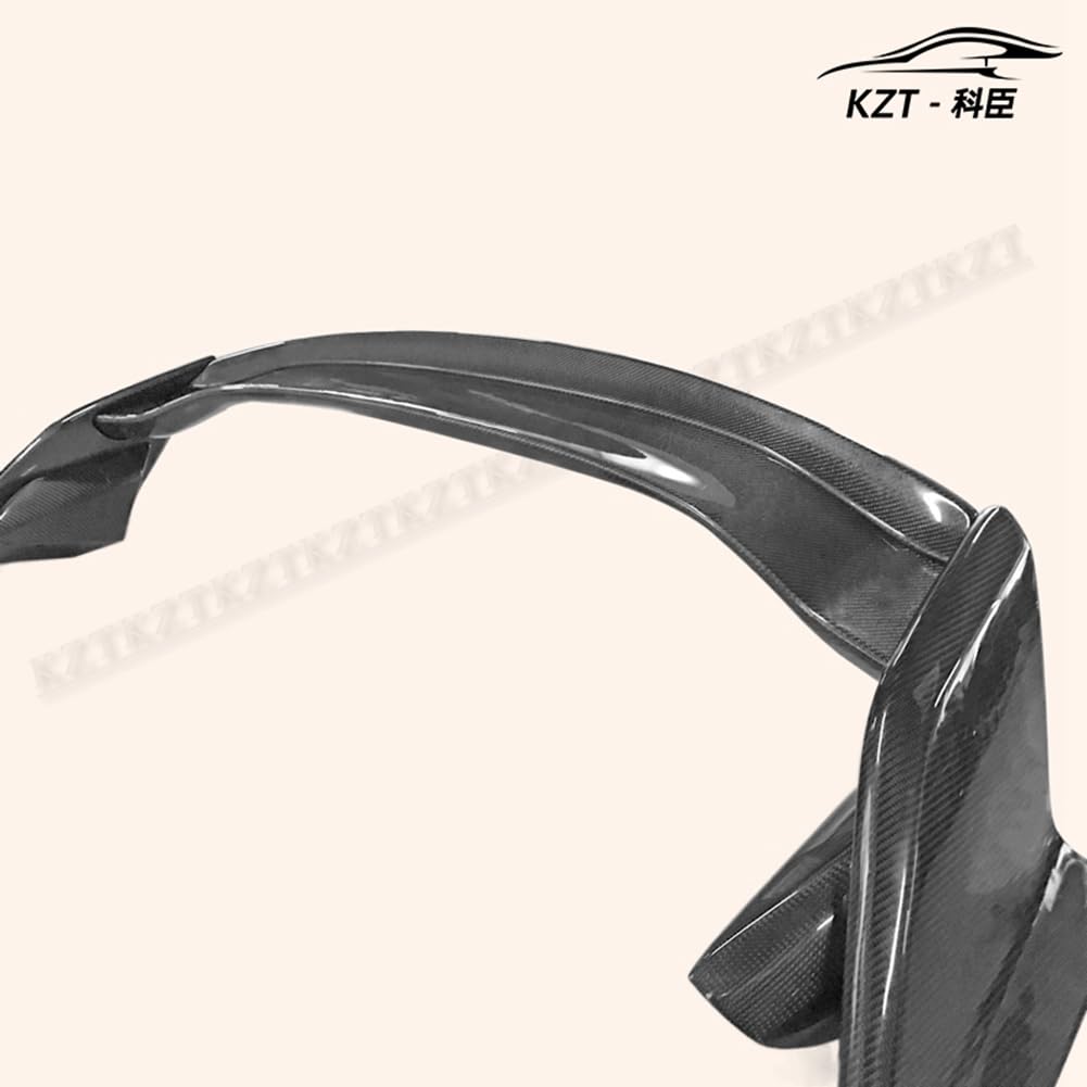 Rear Spoiler For Honda 17 onwards Civic Type R FK8 VVT Style Wing add on gurney flap Carbon Fiber Tail Fin Car Body Kit Kazento Carbon Parts 车身侧板 FK8-RS-ADD-VVT-CF