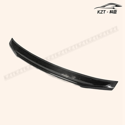 Rear Trunk Lip Wing For Kia Stinger Type S Spoiler Carbon Fiber Car Body Kit Kazento Carbon Parts 车身侧板 STINGER-RS-S-CF