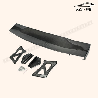 Rear Trunk Spoiler For Honda Civic Fd2 Vtx Gt Wing (Carbon Stand) （Not For Orginal Bolt Holes） Carbon Fiber Car Body Parts Kits Kazento Carbon Parts 车身侧板 FD2-RS-VTX-GT-CF-CF