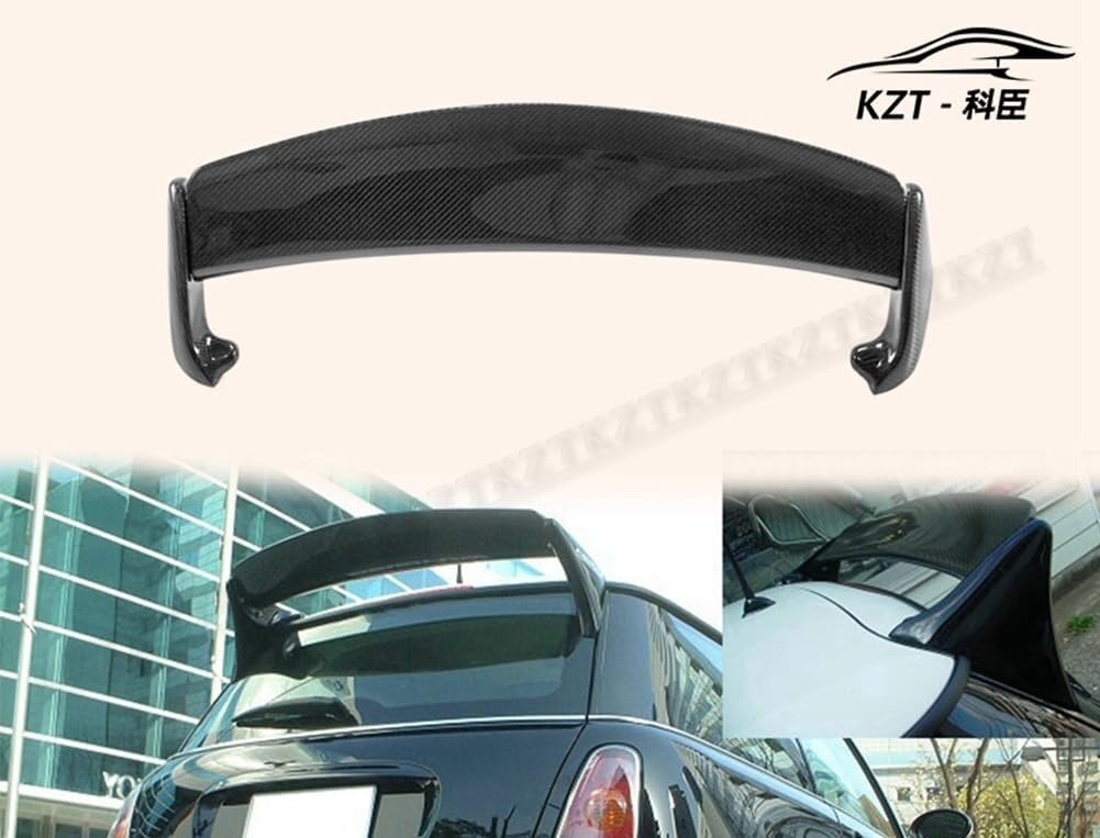 Rear Trunk Spoiler For Mini R50 R53 Mini Cooper AQR Type Rear Wing Carbon Fiber Car Body Kit Kazento Carbon Parts 车身侧板 R53-RS-AQR-CF