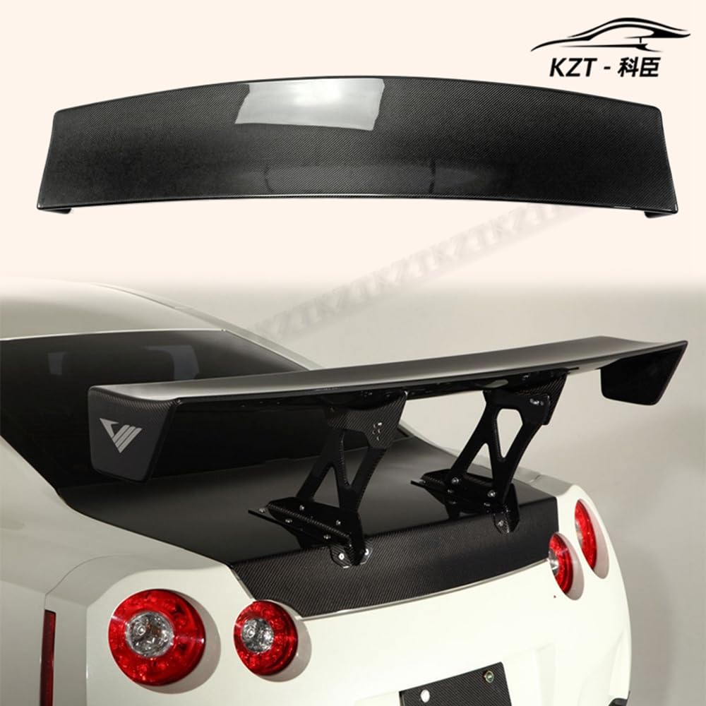 Rear Trunk Spoiler For Nissan R35 Gtr Vrs Style Euro Edition Gt Wing Carbon Fiber Car Body Parts Kits