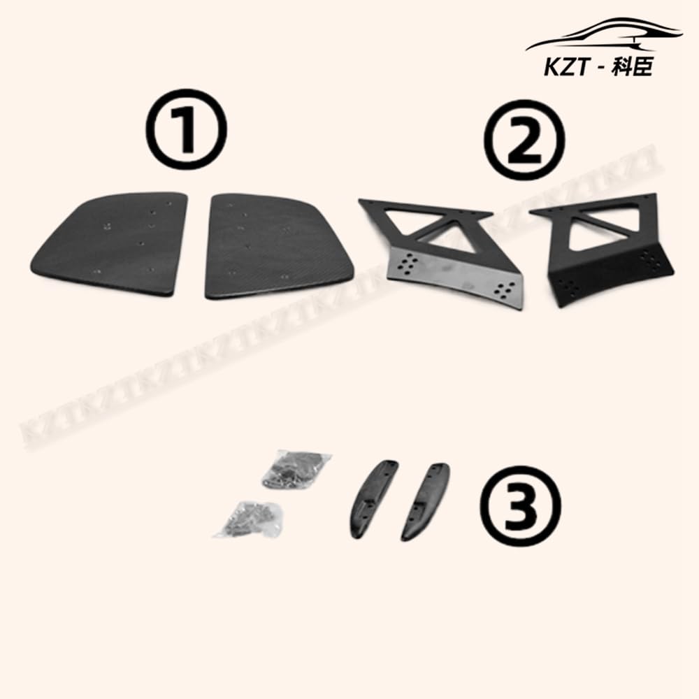 Rear Trunk Spoiler For Subaru Impreza Gda Gdb Gdc Vtx Gt Wing (Width 300Mm, Stand Height 220Mm) Carbon Fiber Car Body Parts Kits