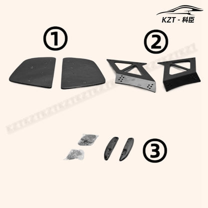 Rear Trunk Spoiler For Subaru Impreza Gda Gdb Gdc Vtx Gt Wing (Width 300Mm, Stand Height 220Mm) Carbon Fiber Car Body Parts Kits