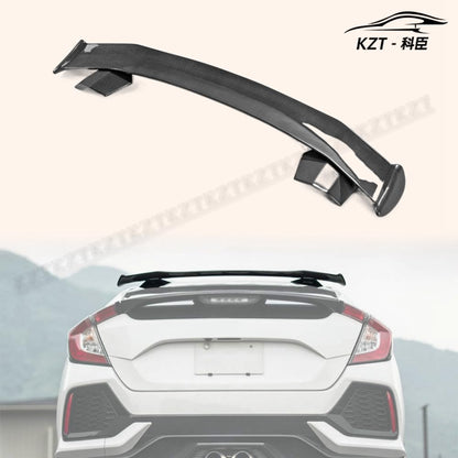 Rear Trunk Spoiler Wing For Honda 17 Onwards Civic Fk7 Hatchback Sp Style Roof Spoiler (5 Door Hatch Only) Carbon Fiber Car Body Parts Kits Kazento Carbon Parts 车身侧板 FK7-RS-RF-SP-CF