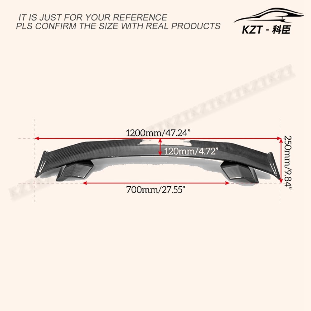 Rear Trunk Spoiler Wing For Honda 17 Onwards Civic Fk7 Hatchback Sp Style Roof Spoiler (5 Door Hatch Only) Carbon Fiber Car Body Parts Kits