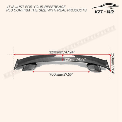 Rear Trunk Spoiler Wing For Honda 17 Onwards Civic Fk7 Hatchback Sp Style Roof Spoiler (5 Door Hatch Only) Carbon Fiber Car Body Parts Kits