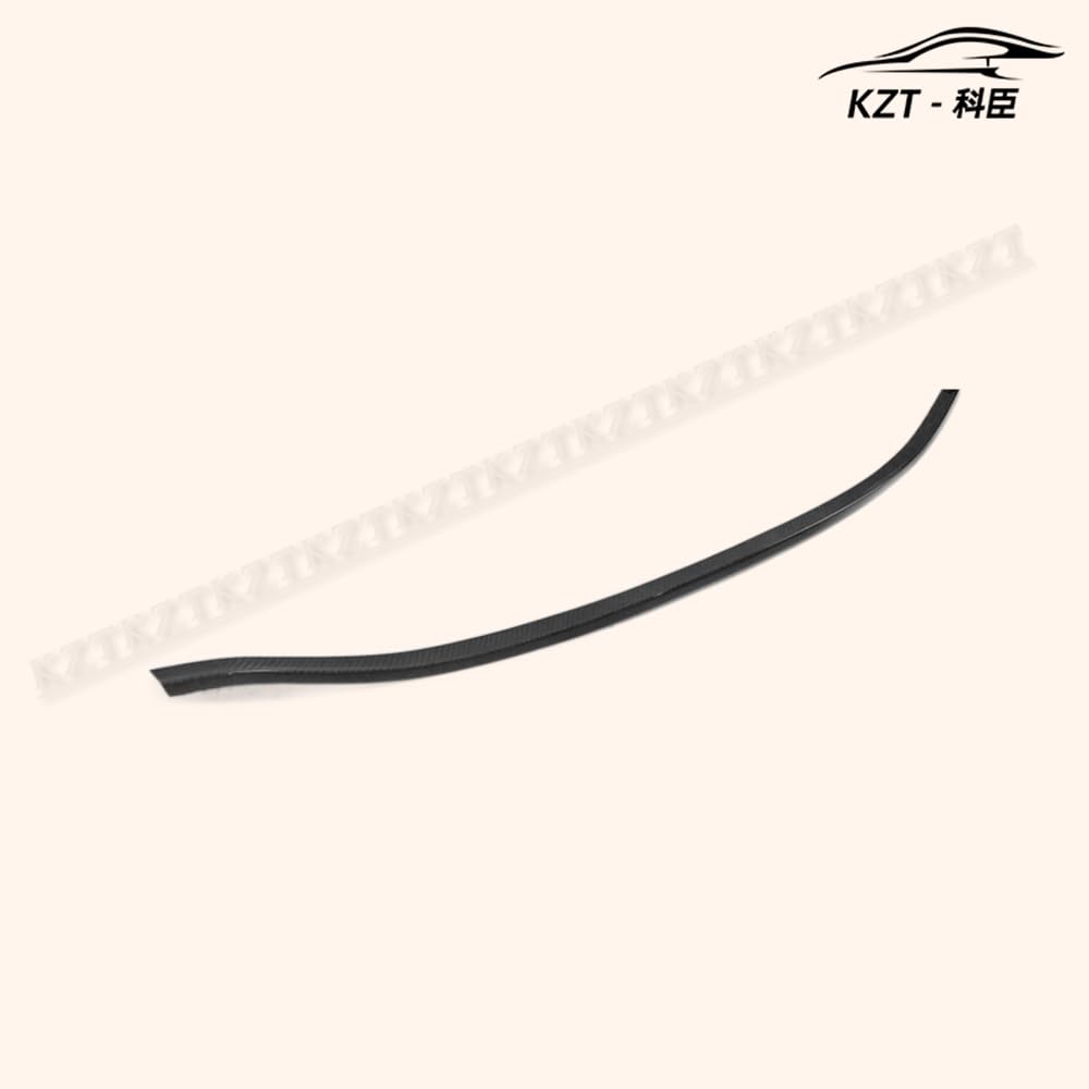 Rear Trunk Spoiler Wing For Honda Fk8 Civic Type-R Es Style Gurney Flap (For Oe Wing Blade) Carbon Fiber Car Body Parts Kits Kazento Carbon Parts 车身侧板 FK8-RS-ADD-ES-CF