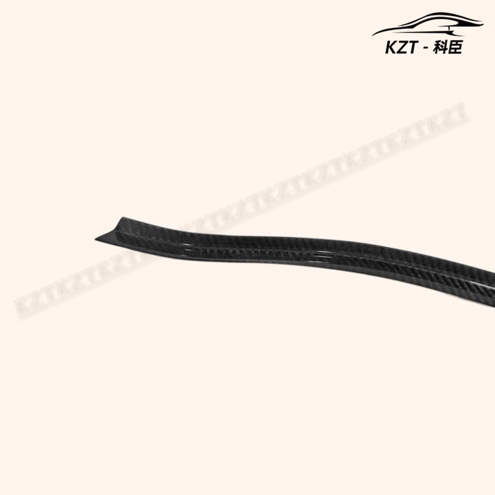 Rear Trunk Spoiler Wing For Honda Fk8 Civic Type-R Es Style Gurney Flap (For Oe Wing Blade) Carbon Fiber Car Body Parts Kits Kazento Carbon Parts 车身侧板 FK8-RS-ADD-ES-CF