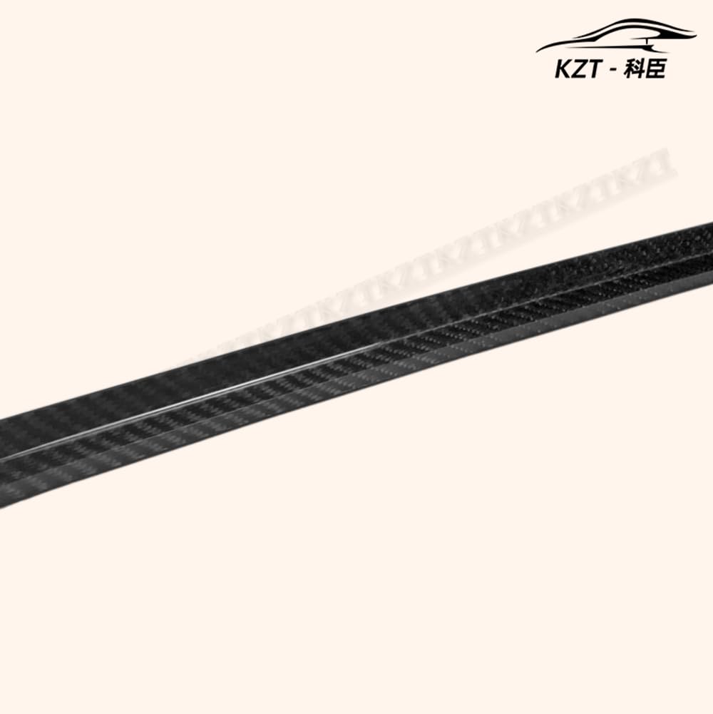 Rear Trunk Spoiler Wing For Honda Fk8 Civic Type-R Es Style Gurney Flap (For Oe Wing Blade) Carbon Fiber Car Body Parts Kits