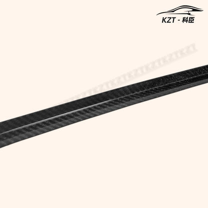 Rear Trunk Spoiler Wing For Honda Fk8 Civic Type-R Es Style Gurney Flap (For Oe Wing Blade) Carbon Fiber Car Body Parts Kits