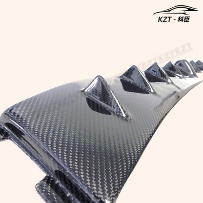 Rear Trunk Spoiler Wing For Mitsubishi Evolution 7 8 9 Vortex Air Generator Carbon Fiber Car Body Parts Kits