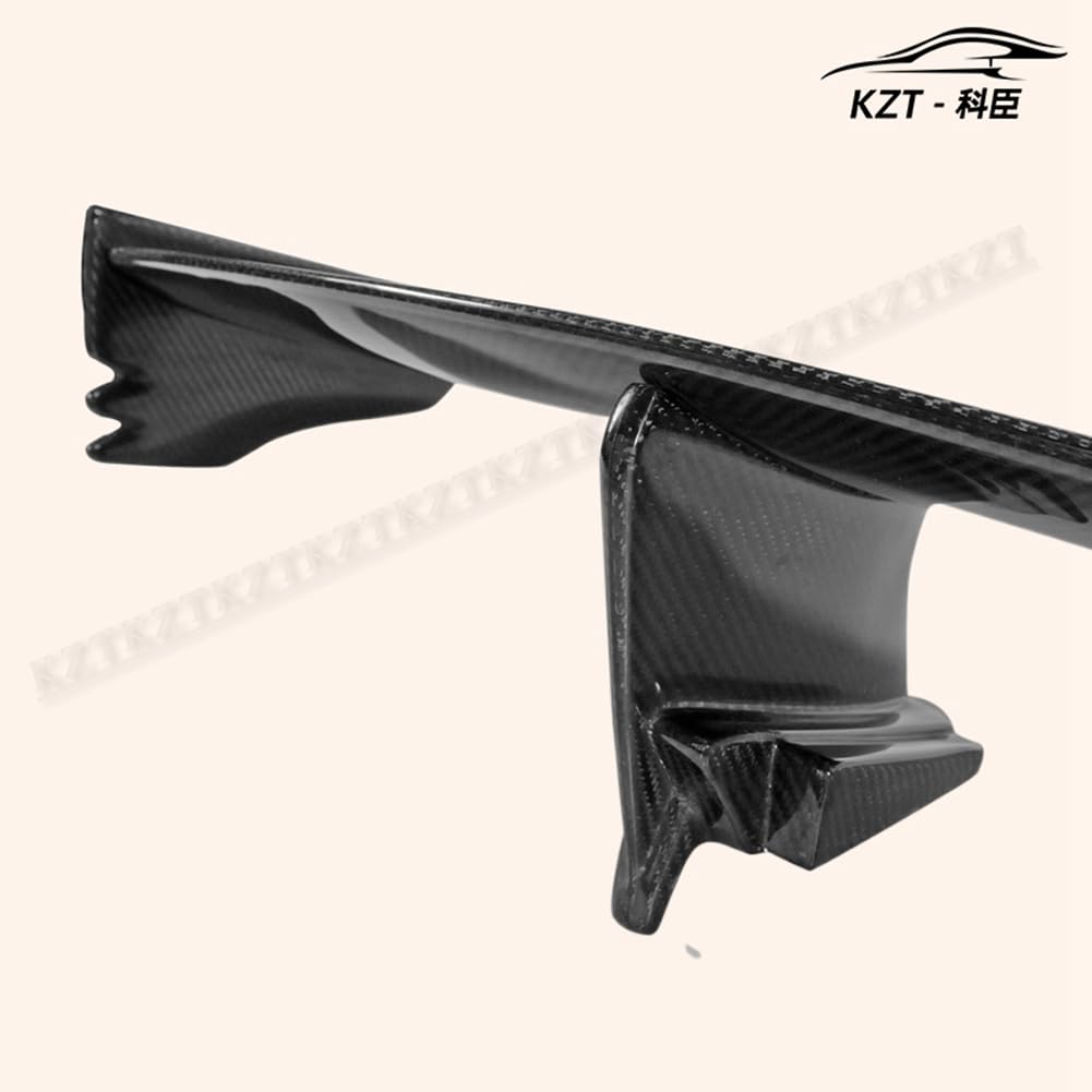 Rear Trunk Spoiler Wing For Nissan GTR R35 NIS Style Spoiler (Included Lights) Carbon Fiber Car Body Kit Kazento Carbon Parts 车身侧板 R35-RS-NIS-TYPEC-CF
