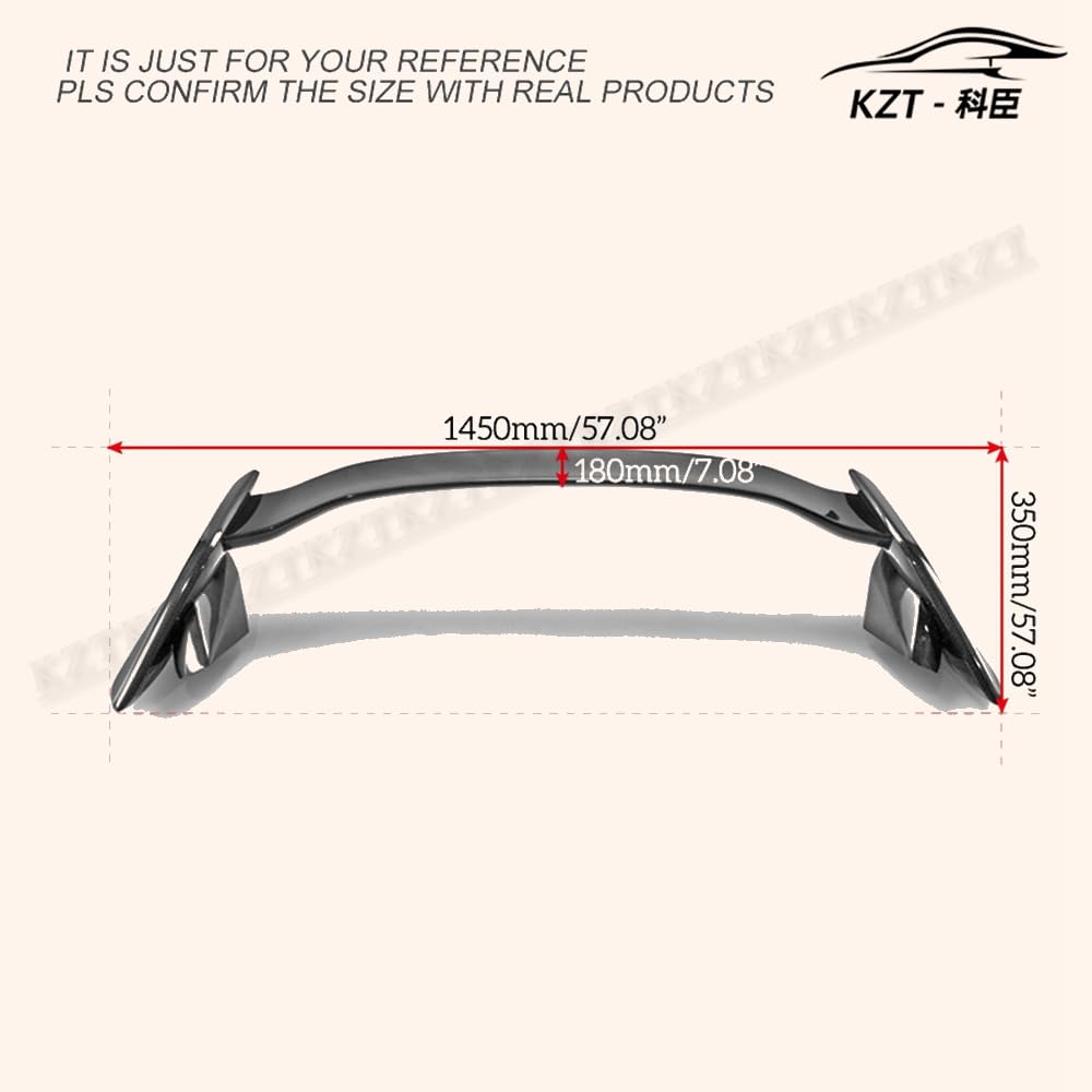 Rear Trunk Wing For Honda 17 Onwards Civic Fk7 Hatchback Tr Style Rear Spoiler (5 Door Hatch Only) Carbon Fiber Car Body Parts Kits