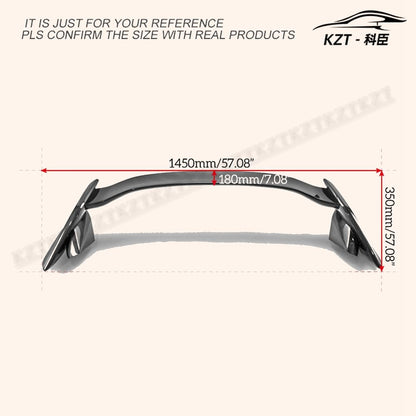 Rear Trunk Wing For Honda 17 Onwards Civic Fk7 Hatchback Tr Style Rear Spoiler (5 Door Hatch Only) Carbon Fiber Car Body Parts Kits