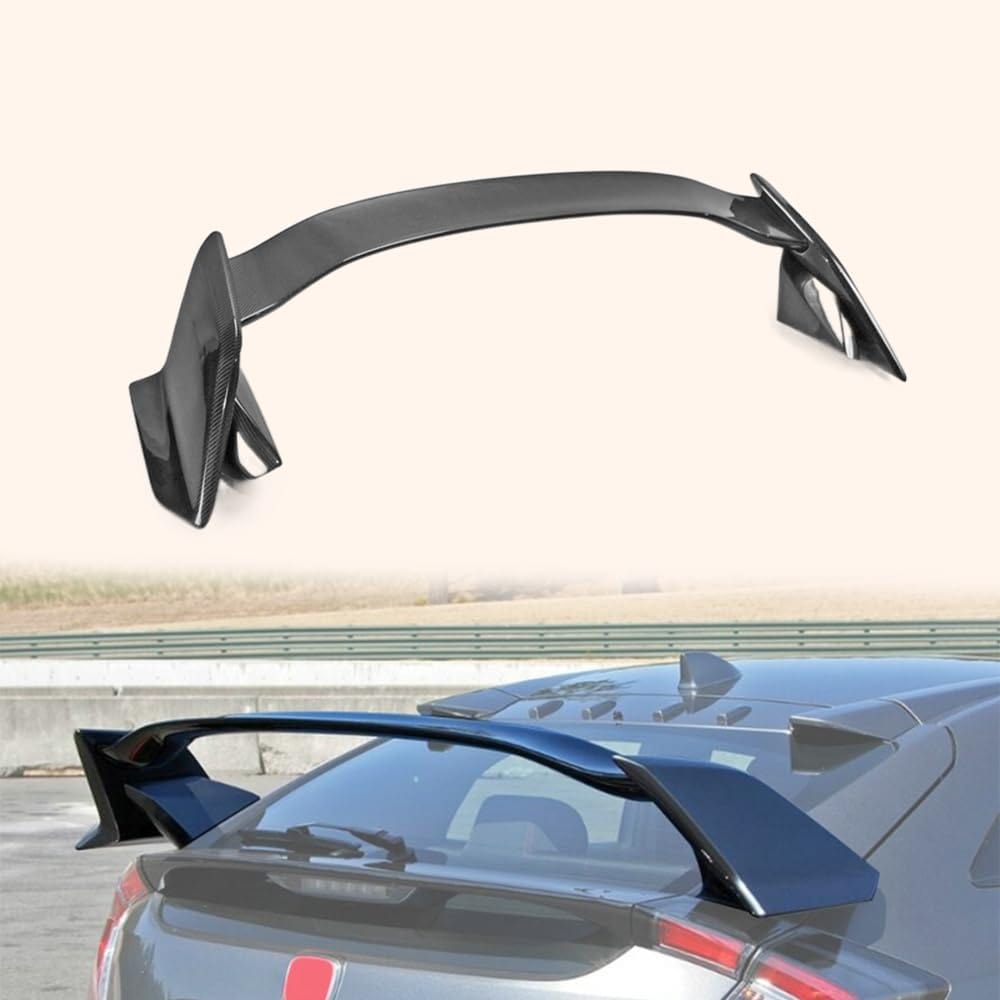 Rear Trunk Wing For Honda 17 Onwards Civic Fk7 Hatchback Tr Style Rear Spoiler (5 Door Hatch Only) Carbon Fiber Car Body Parts Kits