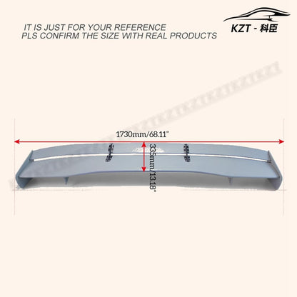 Rear Trunk Wing For Honda Civic Fk7 Fk8 Vtx5 Style Rear Gt Spoiler Fiber Glass Universal Wing For Car Vehicle Body Parts Kits