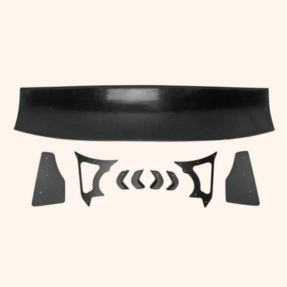 Rear Trunk Wing For Mazda Mx5 Nd5Rc Miata Roadster Rb Style Rear Gt Spoiler Fiber Glass Universal Wing For Car Vehicle Black Body Parts Kits