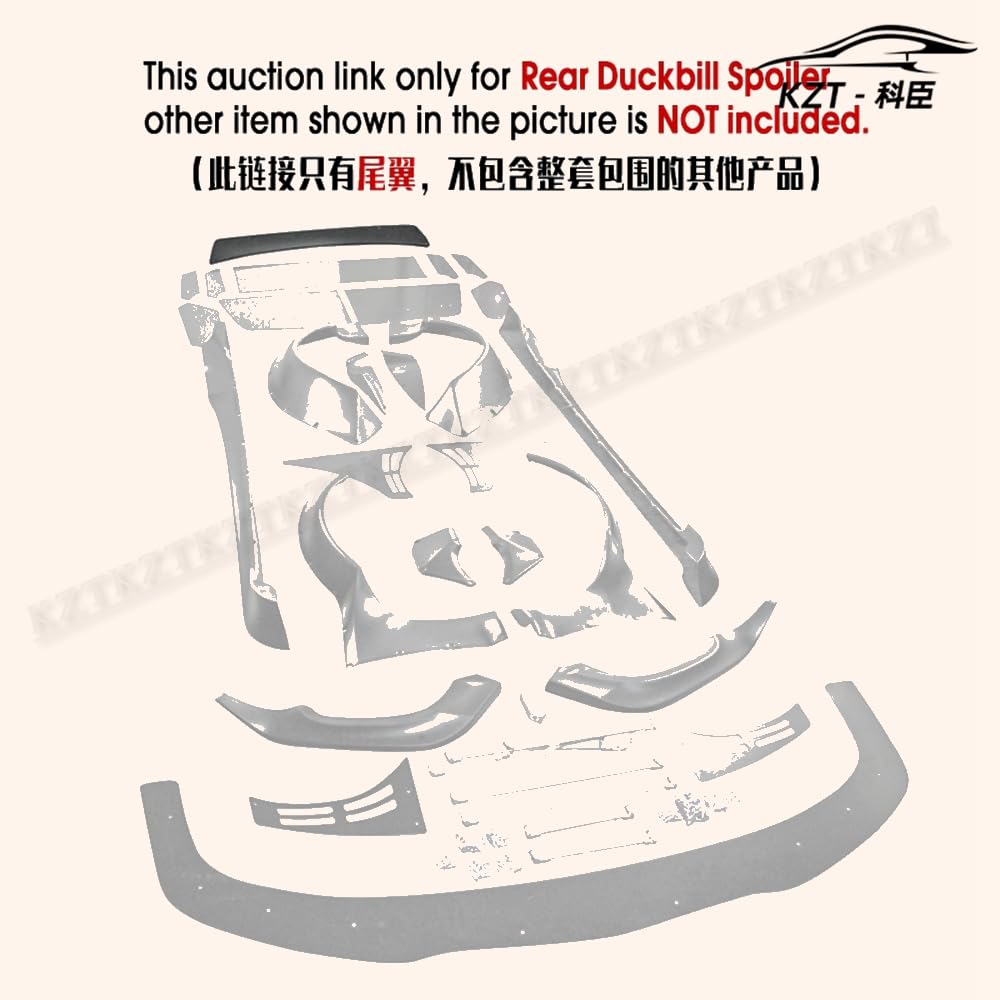 Rear Trunk Wing for Mazda Rx8 Se3P Rb Style Rear Duckbill Spoiler Carbon Fiber Car Body Parts Kits