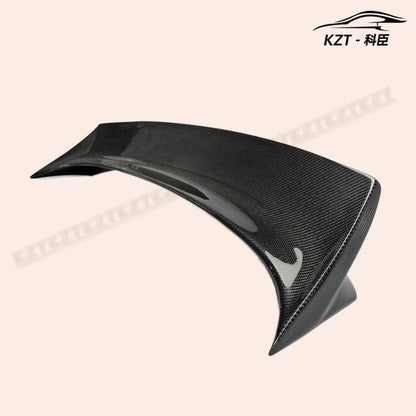 Rear Trunk Wing For Nissan 350Z Z33 Supermade Instant Gentleman Rear Duckbill Spoiler Carbon Fiber Car Body Parts Kits Kazento Carbon Parts 车身侧板 350Z-RS-YA-GEN-CF
