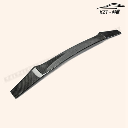 Rear Wing Blade for Subaru 14-18 Impreza WRX VAB VAF STI OEM Spoiler EPA Style Add on gurney Flap Carbon Fiber