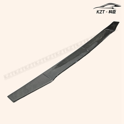 Rear Wing Blade for Subaru 14-18 Impreza WRX VAB VAF STI OEM Spoiler EPA Style Add on gurney Flap Carbon Fiber